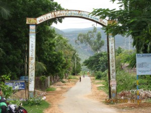 Kone Falls entrance