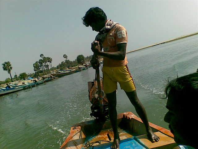 The young fisherman who accompanied us