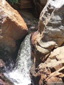 The waterfall at the end of Nagala's first pool