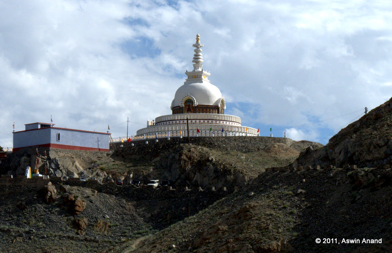 Shanti Stupa at Leh